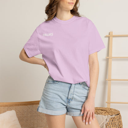 Palm Leaf Tee — Minimal Botanical Graphic T-Shirt