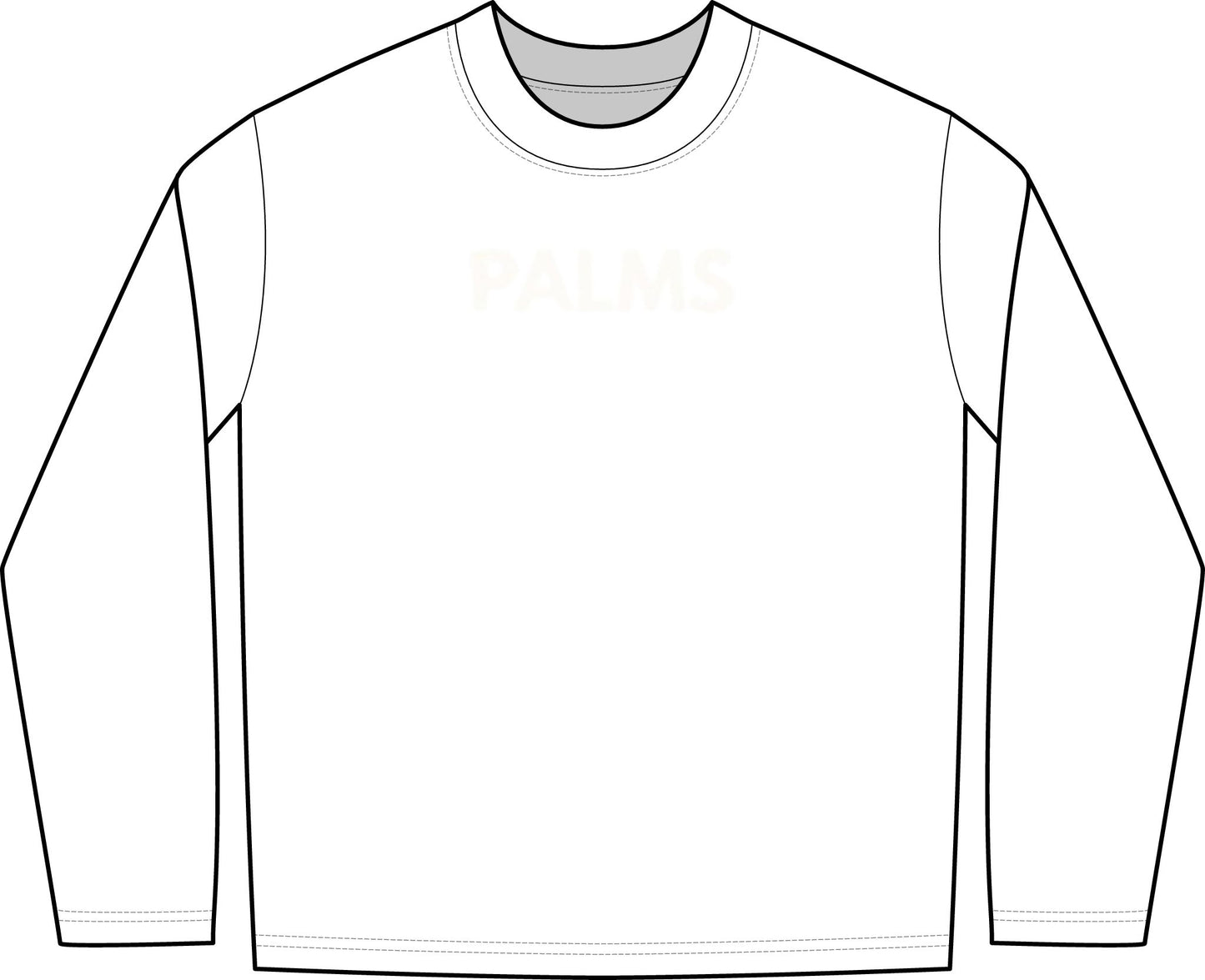 PALMS Oversized Long Sleeve shirt