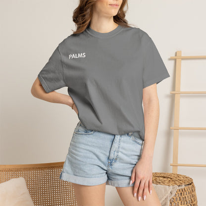 Palm Leaf Tee — Minimal Botanical Graphic T-Shirt