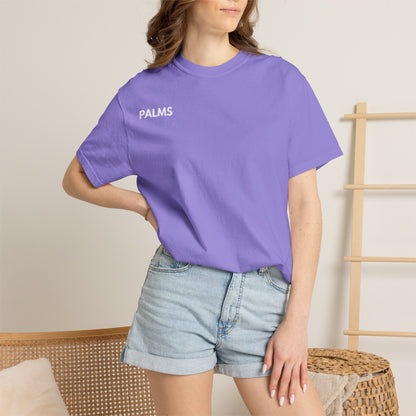 Palm Leaf Tee — Minimal Botanical Graphic T-Shirt
