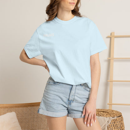 Palm Leaf Tee — Minimal Botanical Graphic T-Shirt