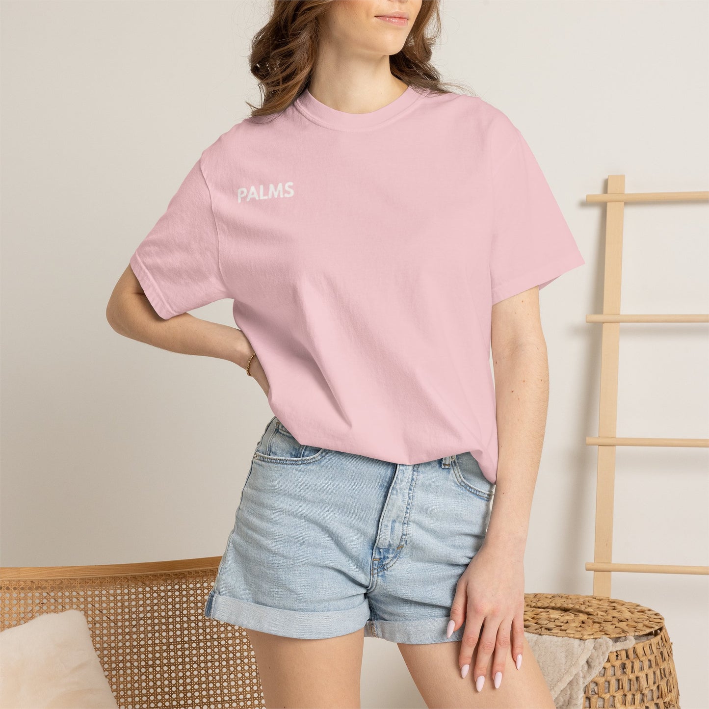 Palm Leaf Tee — Minimal Botanical Graphic T-Shirt