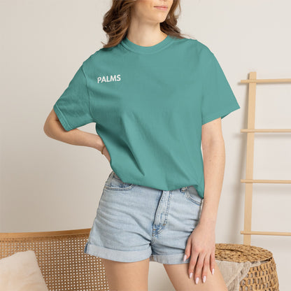 Palm Leaf Tee — Minimal Botanical Graphic T-Shirt